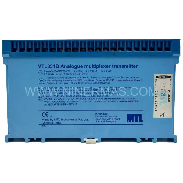 MTL831B Analog Multiplex Transmitter (MTL Instruments) – New & Original in Stock