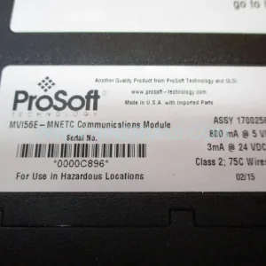 ProSoft MVI56E-MNETC Module Details & Connectors View