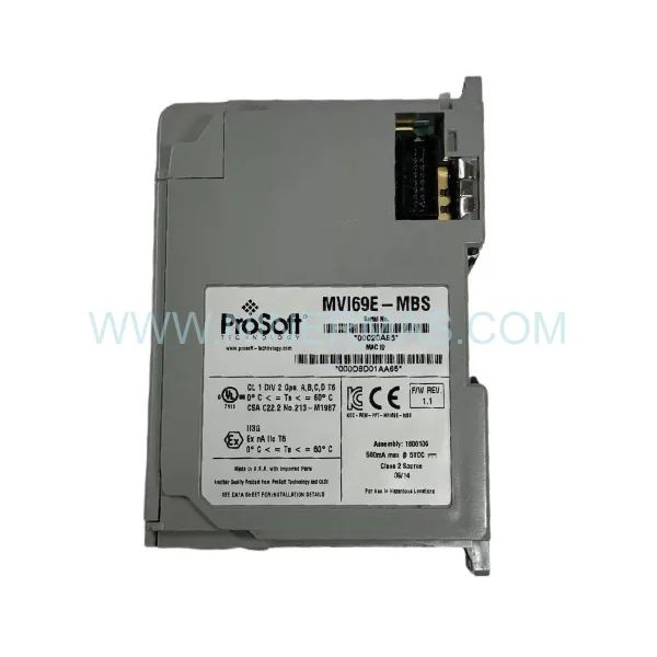 Original ProSoft MVI69E-MBS Input Module - Industrial Retrofit Component