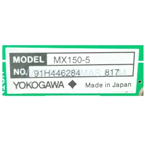 Yokogawa MX150 Module Details & Connectors View