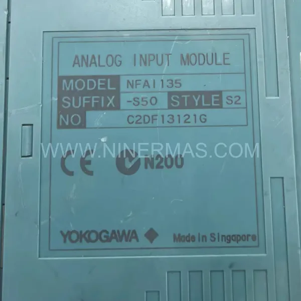 Original Yokogawa NFAI135-S50 Input Module - Industrial Retrofit Component
