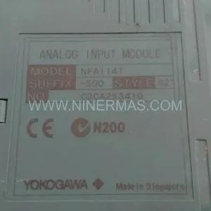 Yokogawa NFAI141-S00 S1 Module Details & Connectors View