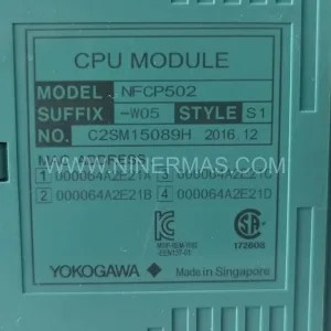 Yokogawa NFCP502-W05 CPU Module for FCN (with 4 Ethernet ports) - CPU Module for FCN