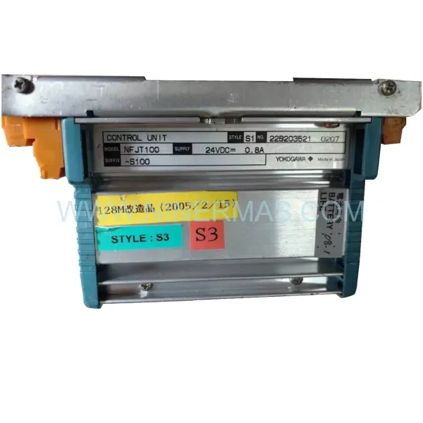 Original Yokogawa NFJT100-S100 Input Module - Industrial Retrofit Component