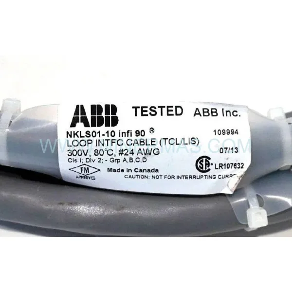 ABB NKLS01-10 INFI-Net Interface Cable 10ft INFI 90 Net 90 DCS New Original Ready to ship