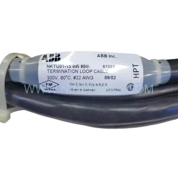 ABB NKTU01-15 Termination Cable 15ft Bailey INFI 90 Net 90 DCS New Original Ready to ship