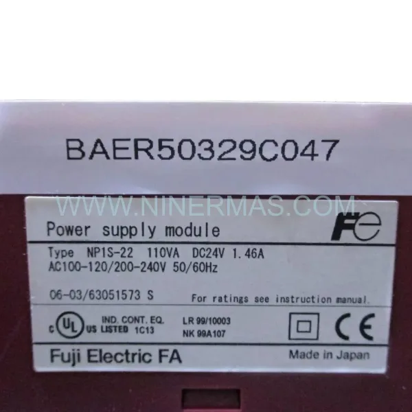 Fuji Electric NP1S-22 Power Supply | MICREX-SX Retrofit & Upgrade