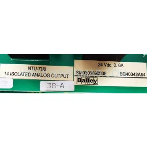 ABB NTU-7UO Module Details & Connectors View