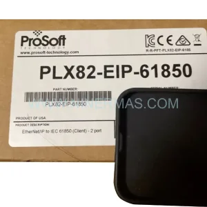 PLX82-EIP-61850 Input Module Rear Side & Label - ProSoft