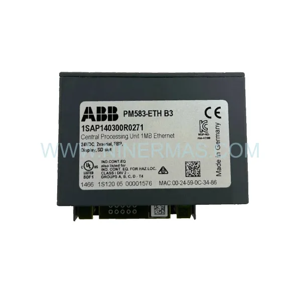 Original ABB PM583-ETH Input Module - Industrial Retrofit Component