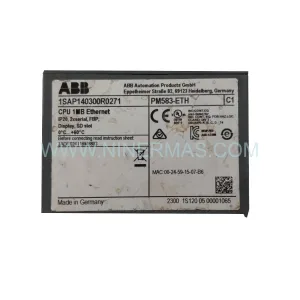 PM583-ETH Input Module Rear Side & Label - ABB