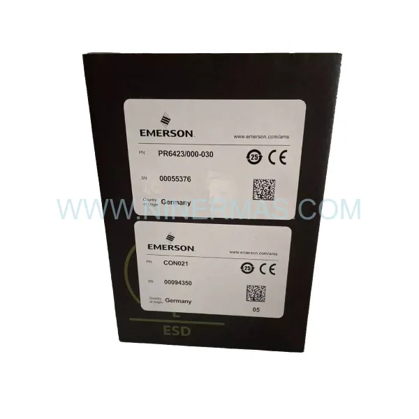 Emerson EPRO PR6423/000-030+CON021 Eddy Current Sensor | Original & New Spare Parts