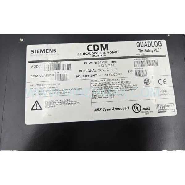 Siemens QLCDM024DCBAN Critical Discrete I/O Module New Original Ready to ship