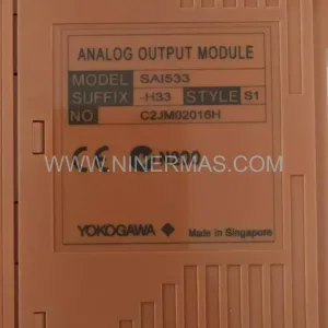 Yokogawa SAI533-H33 Module Details & Connectors View