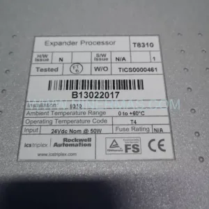 ICS TRIPLEX ICS Triplex T8310 Trusted TMR Expander Processor Module New Original Ready to ship