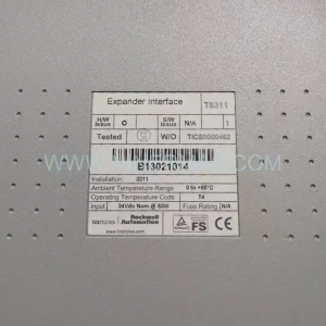 Original ICS TRIPLEX T8311 Input Module - Industrial Retrofit Component