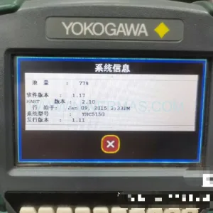 YHC5150X Input Module Rear Side & Label - Yokogawa