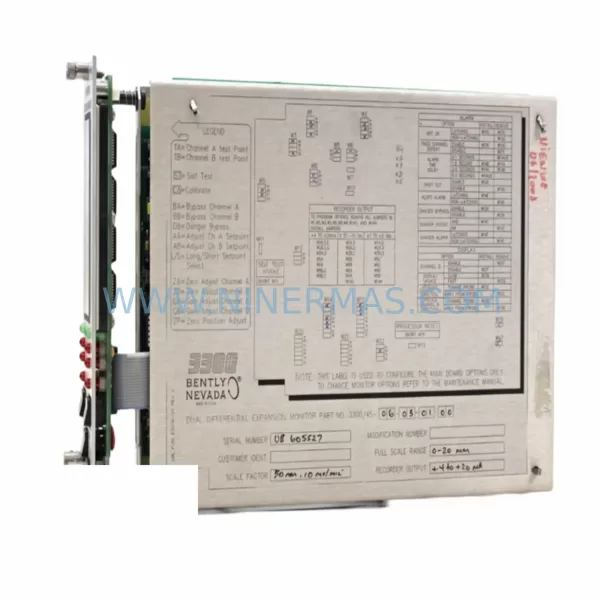 Bently Nevada 3300/45 Vibration Monitoring Module product image