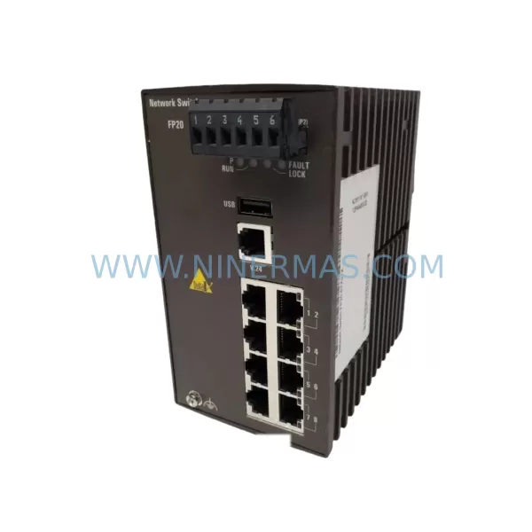 Emerson FP20-6TX2TX KJ1611X1-BA1 12P4448X032 Industrial Network Switch Module product image