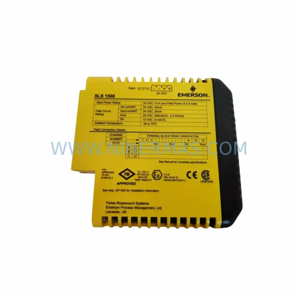 Emerson KJ2201X1-BA1 12P3162X242 SLS1508 Safety Logic Solver product image