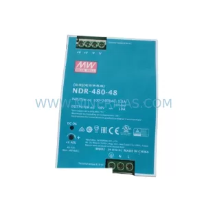 Mean Well NDR-480-48 DIN Rail Power Supply detail view 2