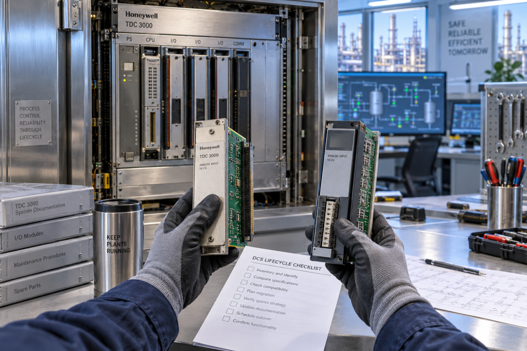 Honeywell TDC 3000 spare modules and lifecycle planning in a bright DCS maintenance workshop 2026